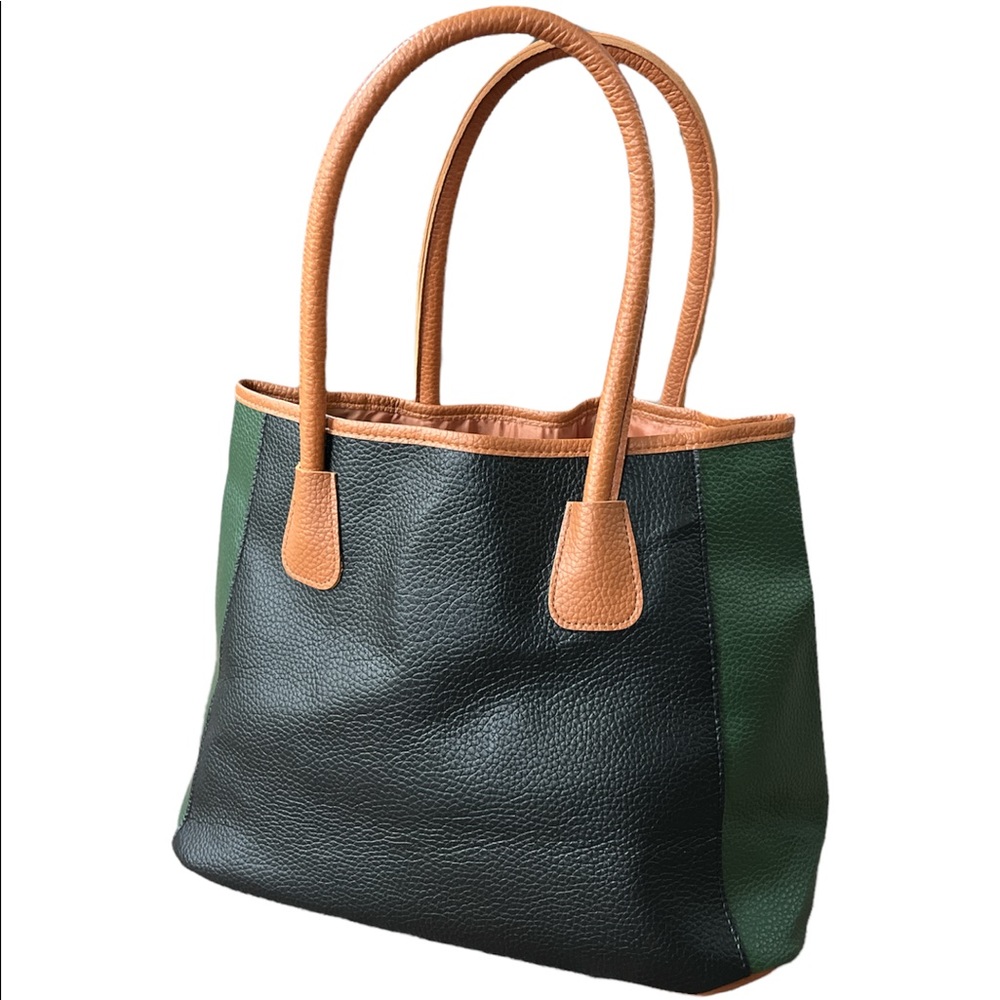 NEIMAN MARCUS VINTAGE LARGE SHOULDER TOTE SHOPPER PEBBLED BAG. BOHO. OPEN STYLE